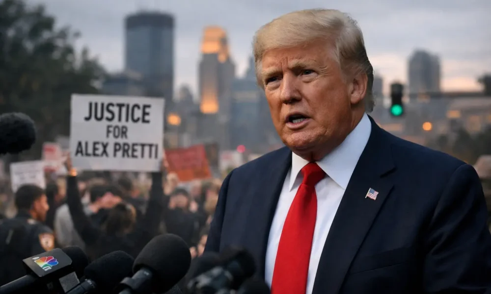 Trump reviews everything after Alex Pretti shooting during press briefing