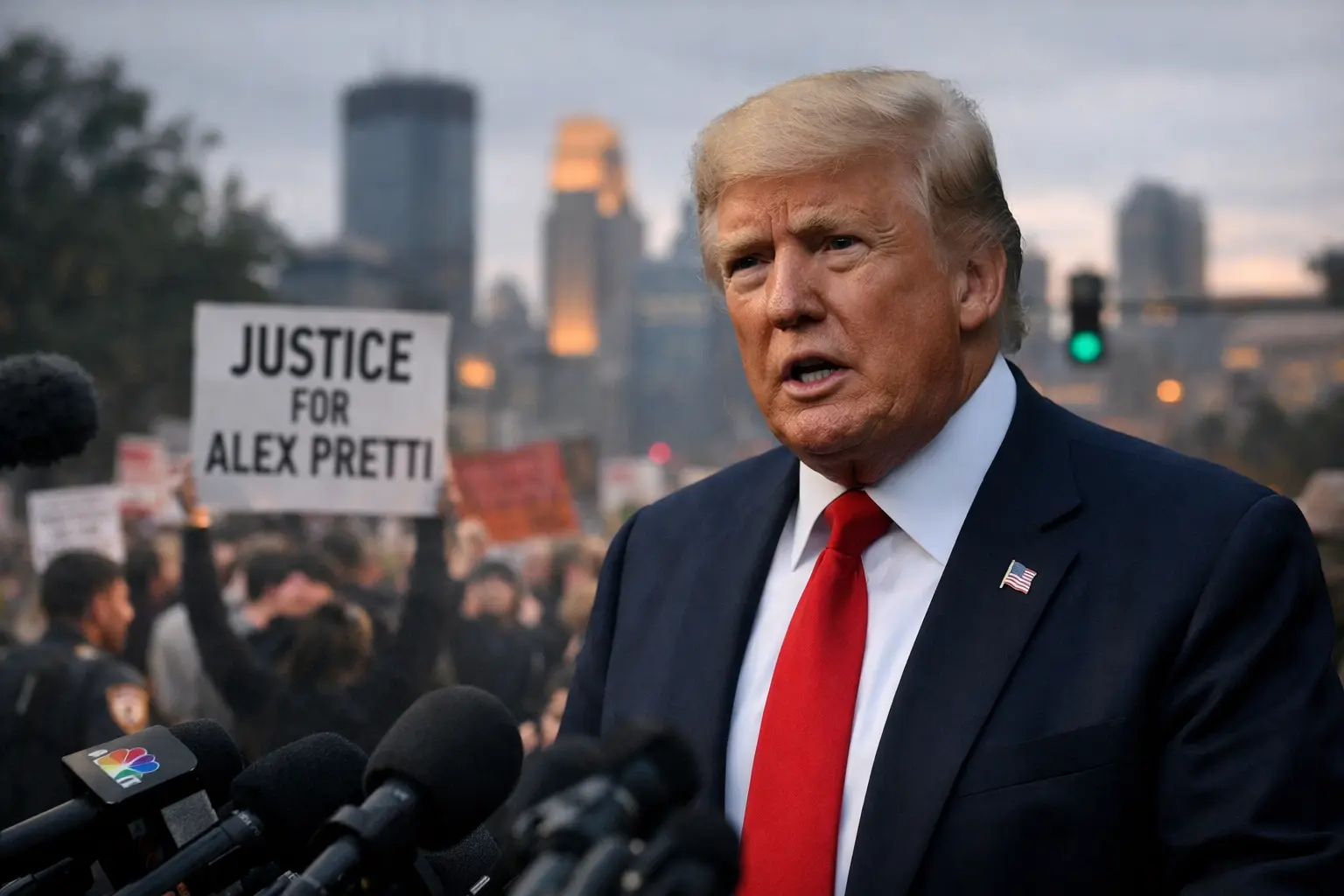 Trump reviews everything after Alex Pretti shooting during press briefing